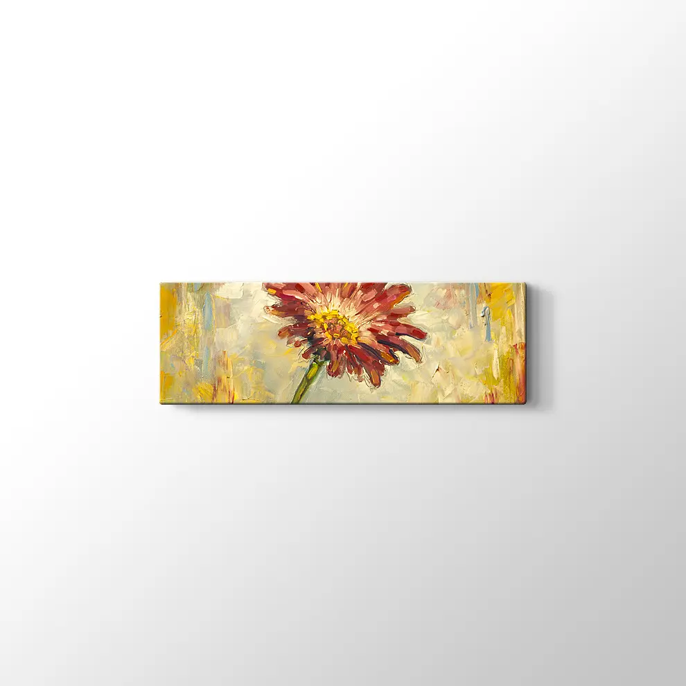 Yağlıboya Çiçek Kanvas Tablo