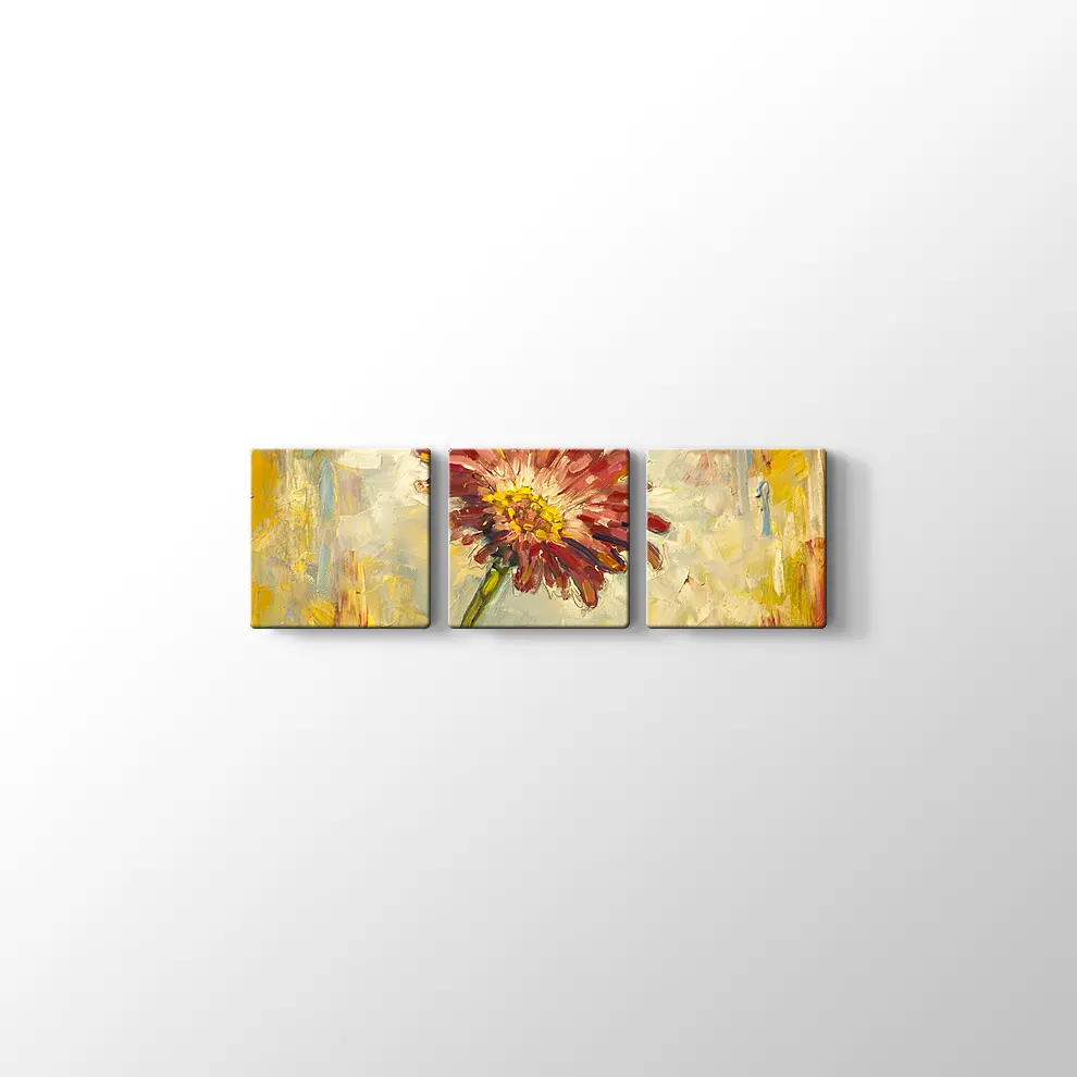 Yağlıboya Çiçek Kanvas Tablo