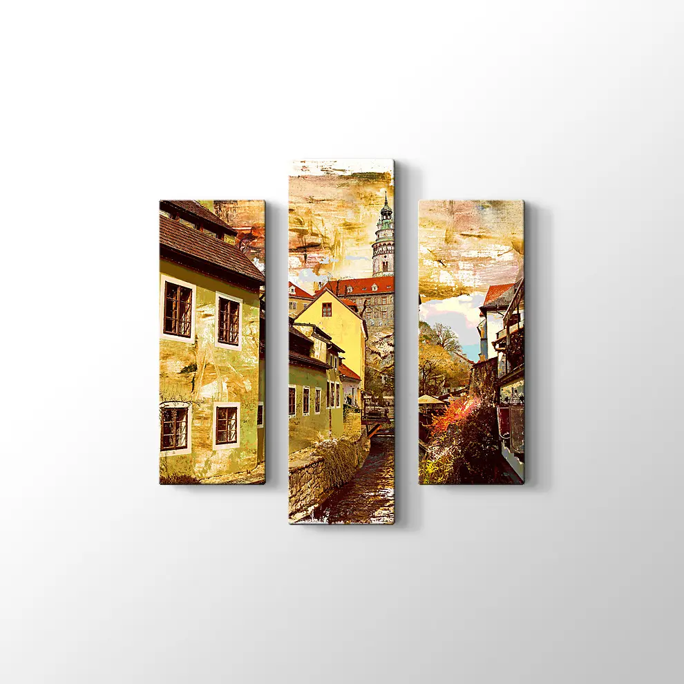 Nehrin Üzerindeki Kale Kanvas Tablo