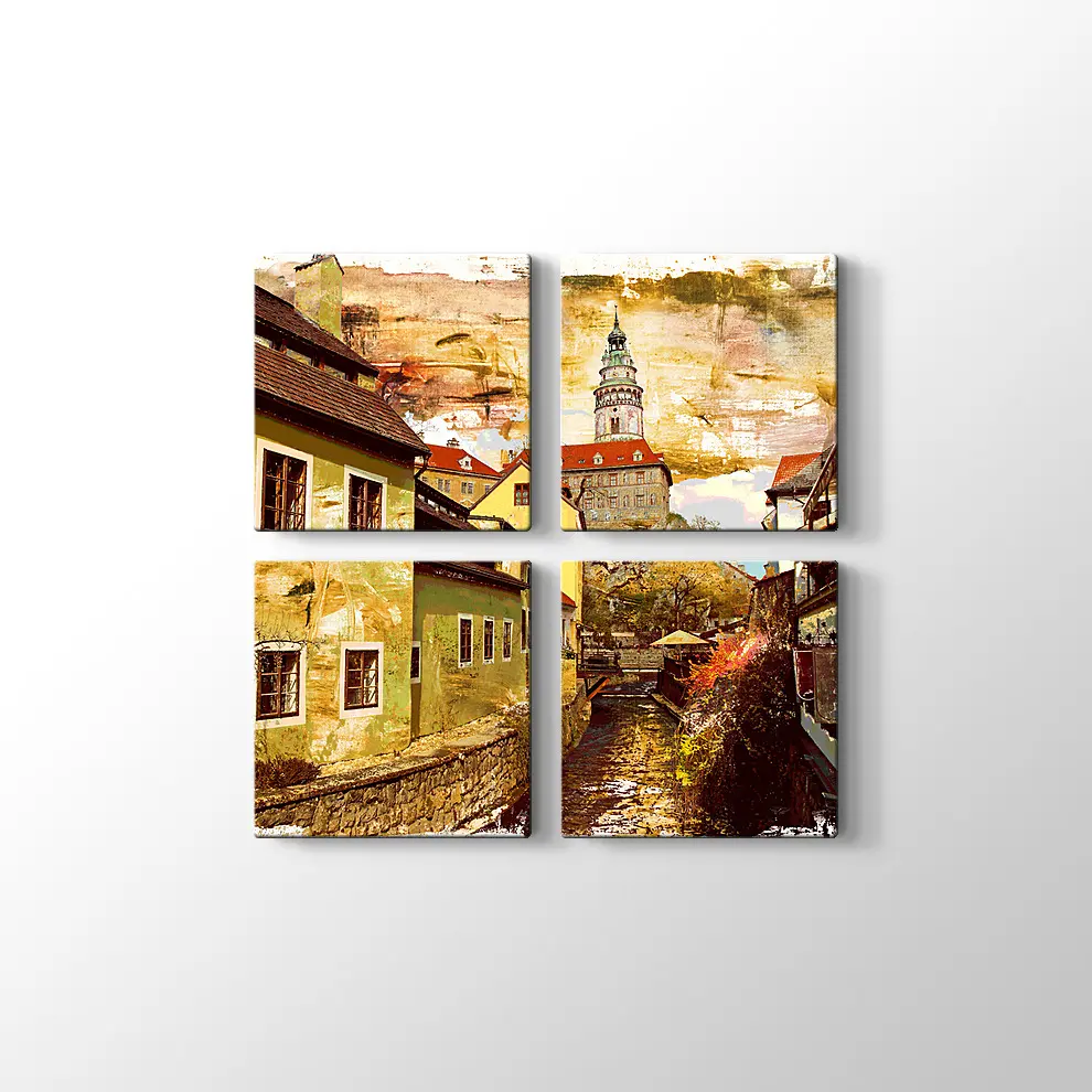 Nehrin Üzerindeki Kale Kanvas Tablo