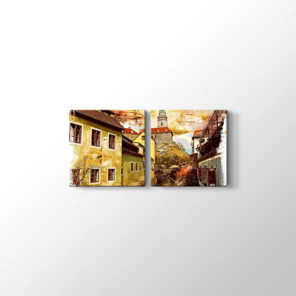 Nehrin Üzerindeki Kale Kanvas Tablo