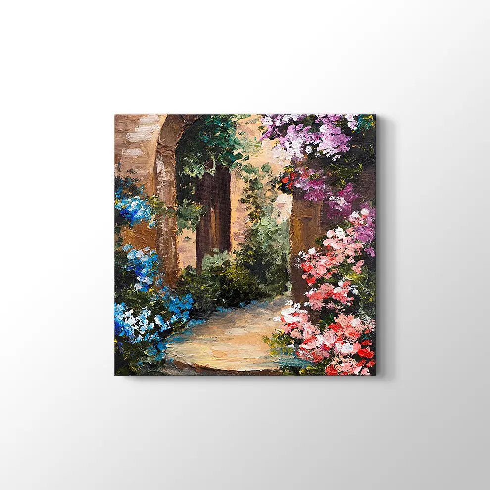 Yunanistan'da Yaz Terası Tablosu