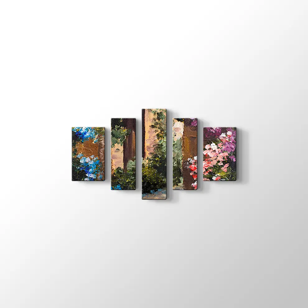 Yunanistan'da Yaz Terası Tablosu