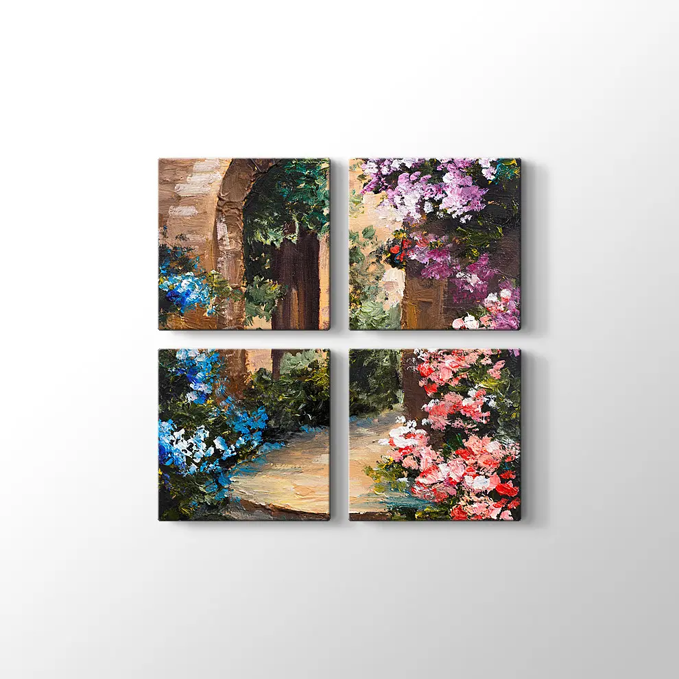 Yunanistan'da Yaz Terası Tablosu