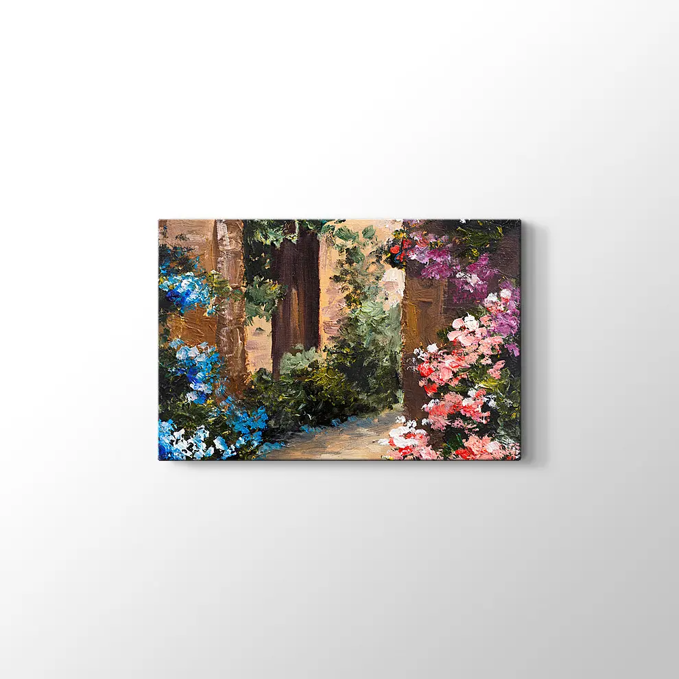 Yunanistan'da Yaz Terası Tablosu