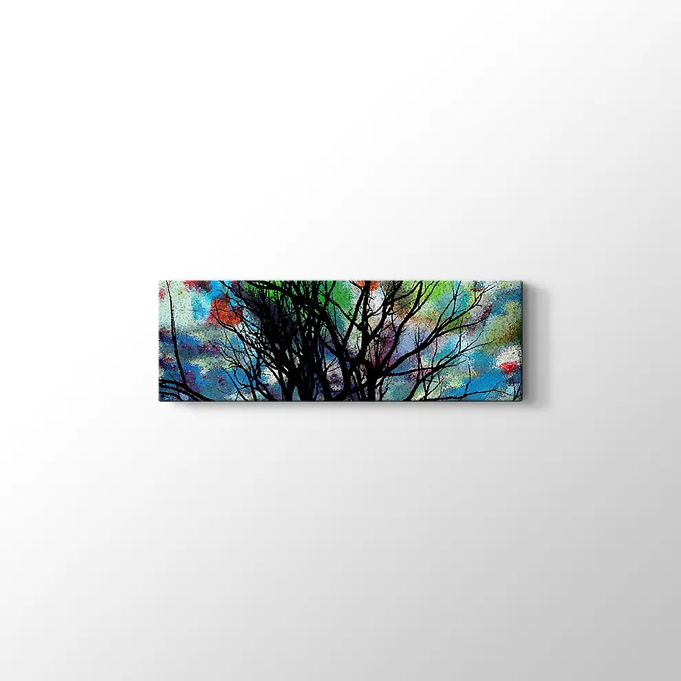 Sonbahar Konseptli 3D İllüstrasyon Kanvas Tablo