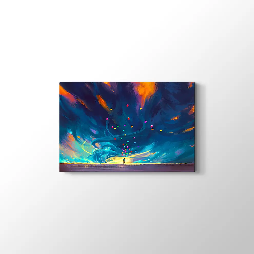 Fantastik Fırtına ve Balonlu Çocuk