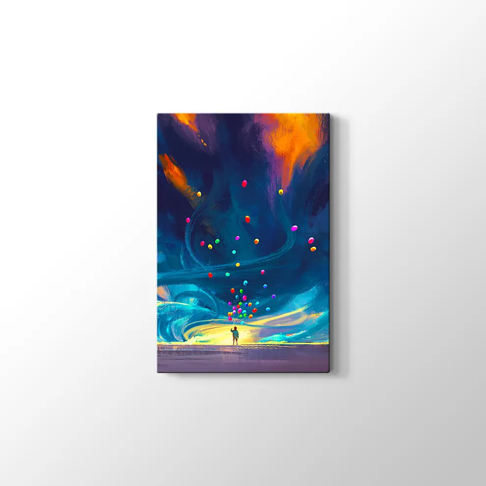 Fantastik Fırtına ve Balonlu Çocuk