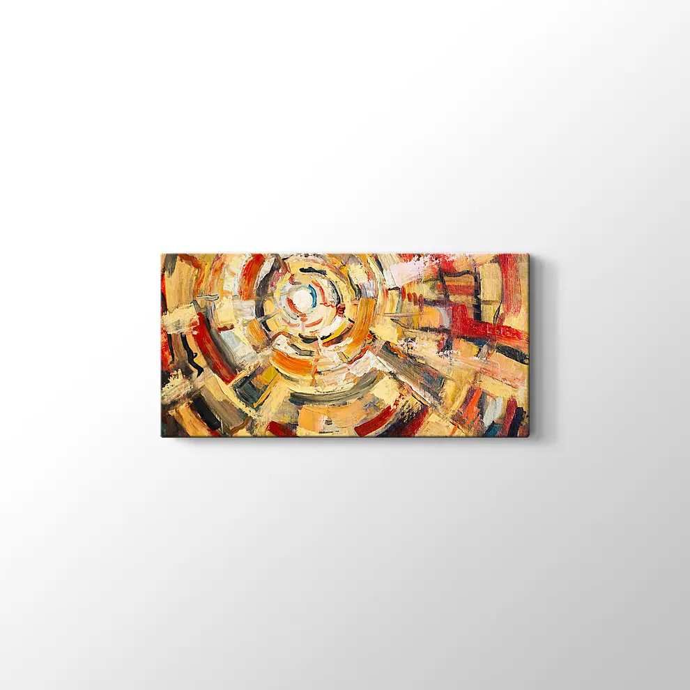 Soyut Sanat Çalışması Kanvas Tablo