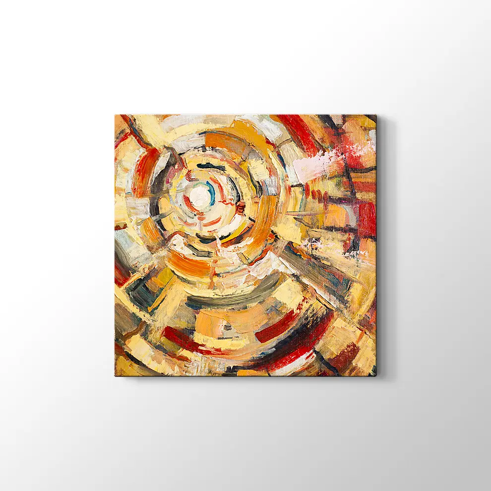 Soyut Sanat Çalışması Kanvas Tablo