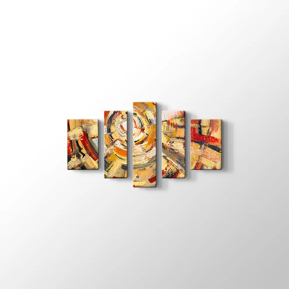 Soyut Sanat Çalışması Kanvas Tablo