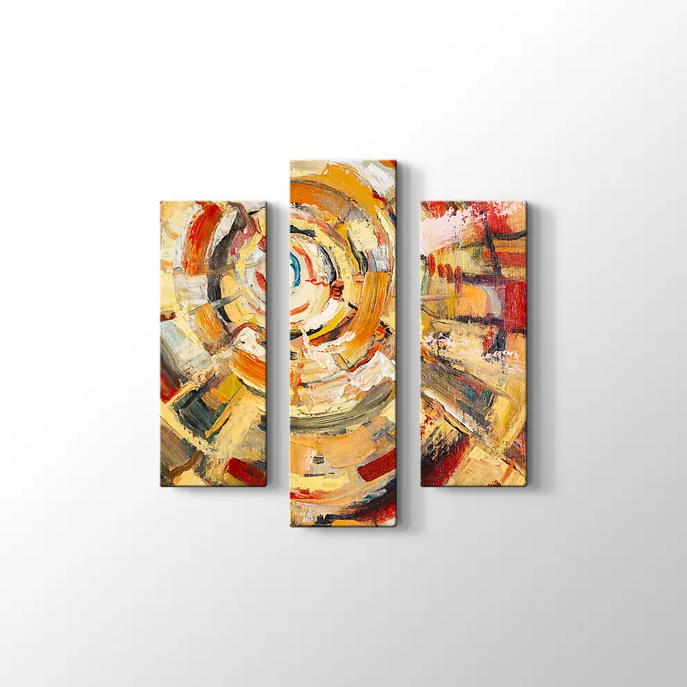 Soyut Sanat Çalışması Kanvas Tablo