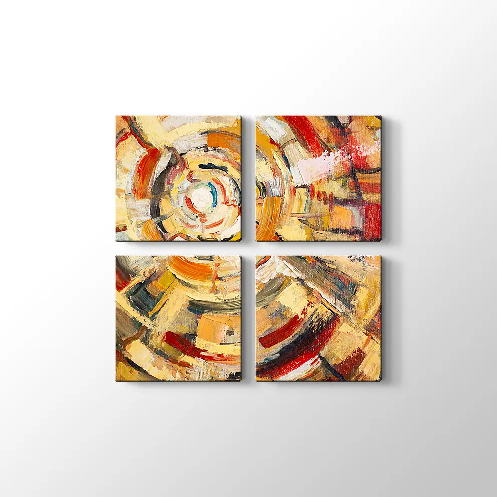 Soyut Sanat Çalışması Kanvas Tablo