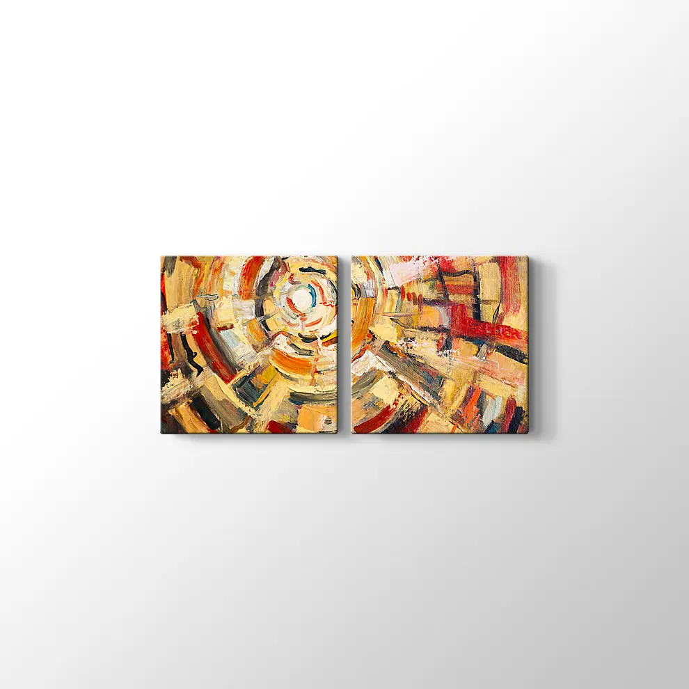 Soyut Sanat Çalışması Kanvas Tablo