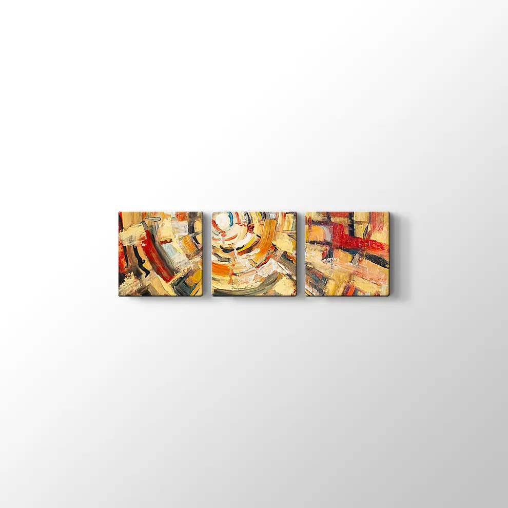 Soyut Sanat Çalışması Kanvas Tablo