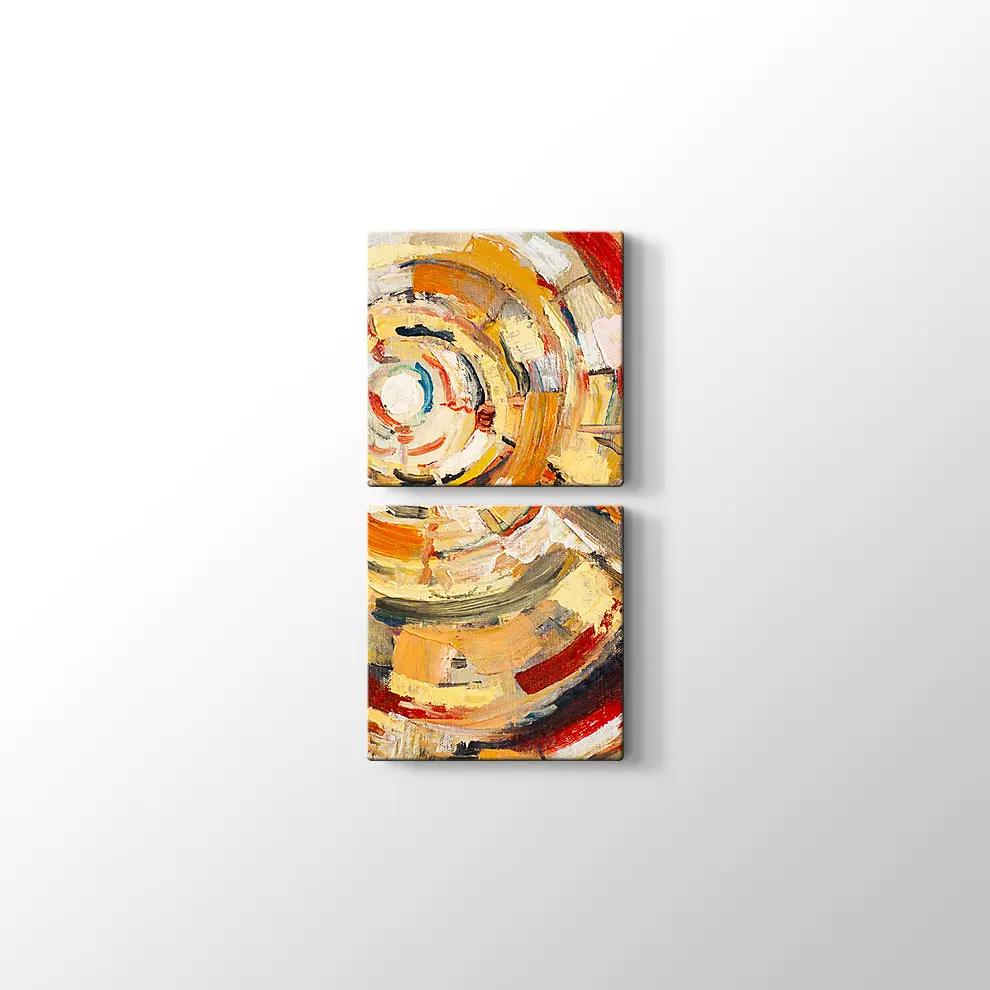 Soyut Sanat Çalışması Kanvas Tablo