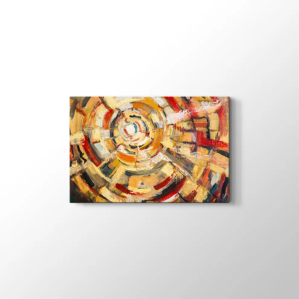 Soyut Sanat Çalışması Kanvas Tablo