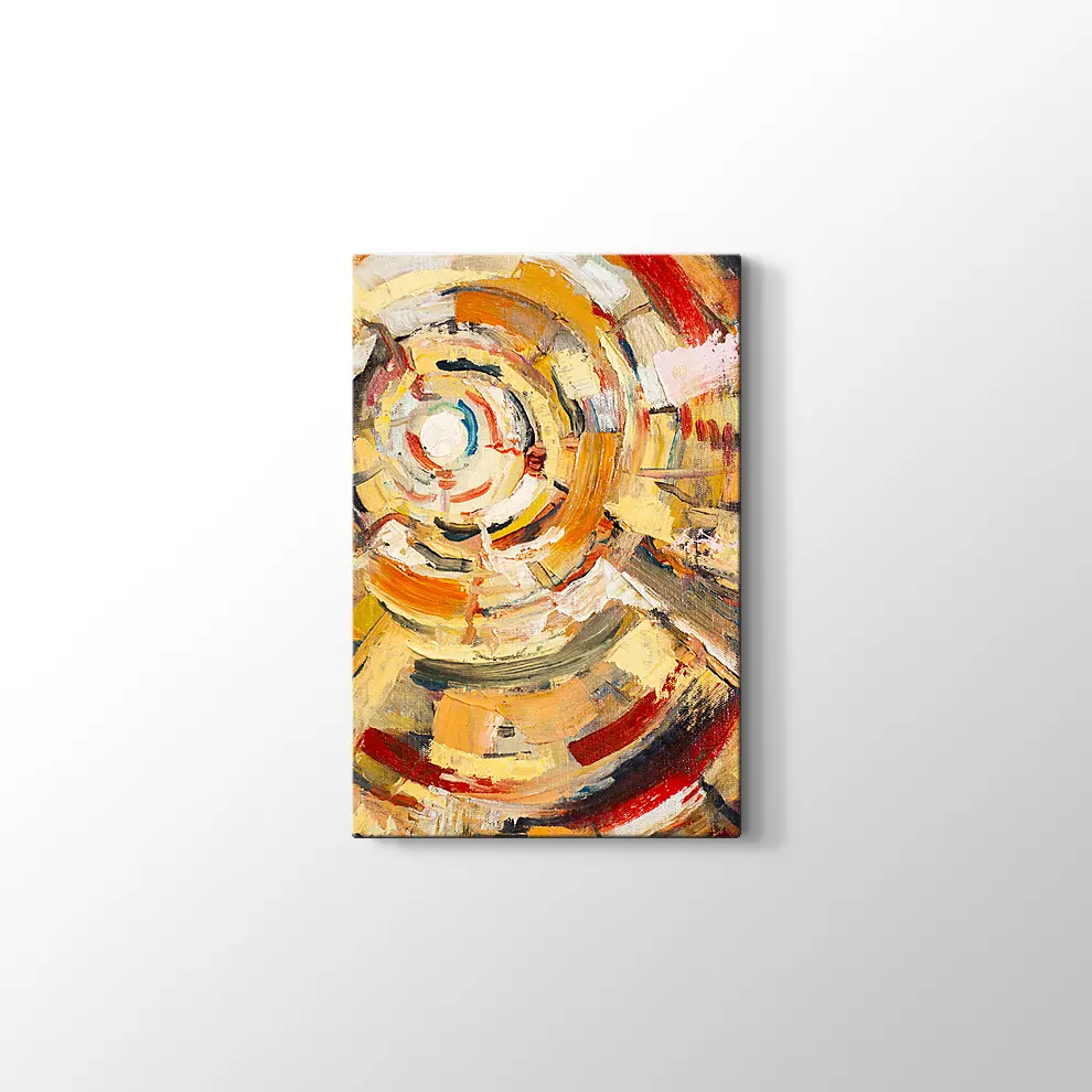 Soyut Sanat Çalışması Kanvas Tablo