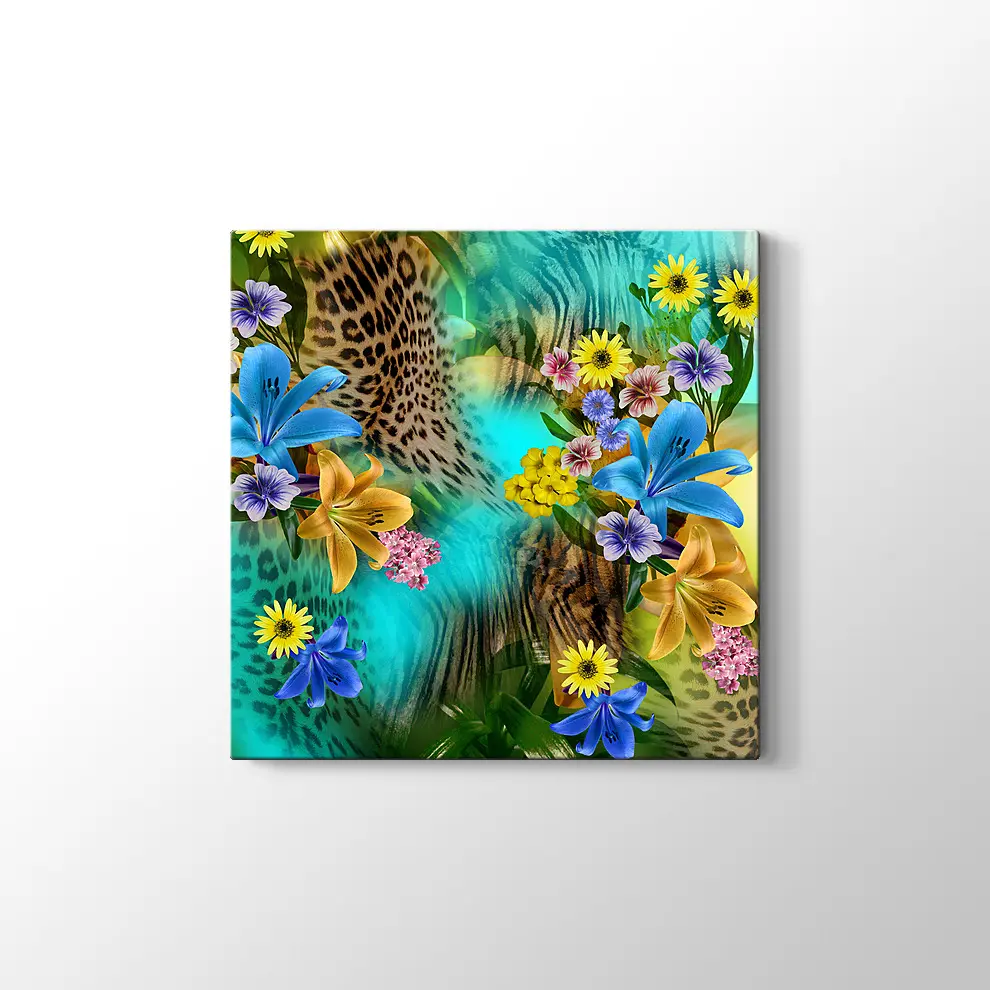 Çiçekler Kanvas Tablo