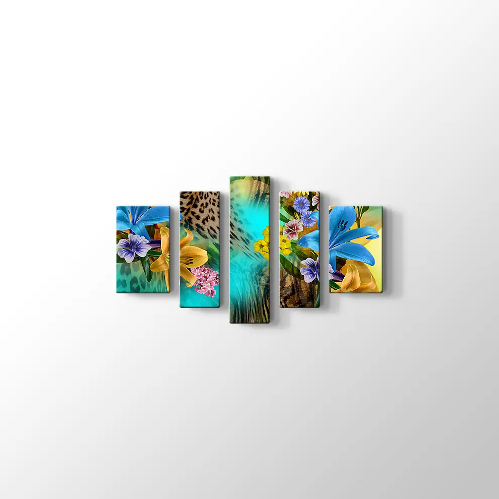 Çiçekler Kanvas Tablo