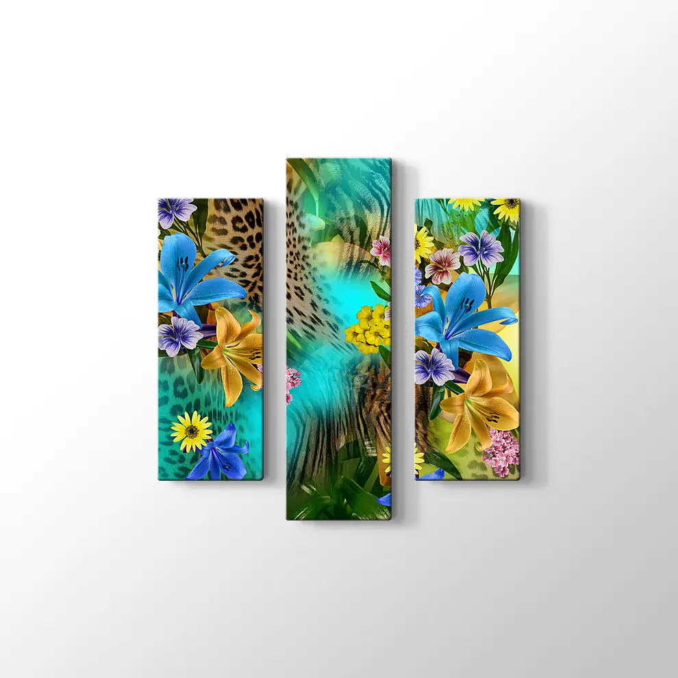 Çiçekler Kanvas Tablo