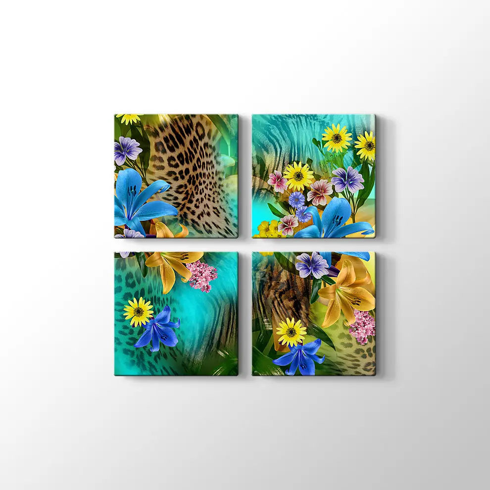 Çiçekler Kanvas Tablo