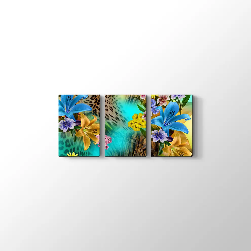 Çiçekler Kanvas Tablo