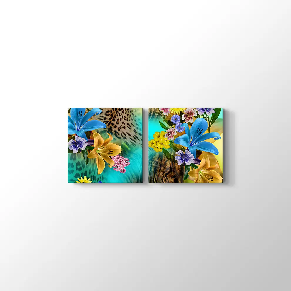 Çiçekler Kanvas Tablo