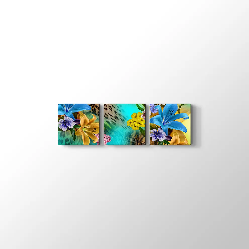 Çiçekler Kanvas Tablo