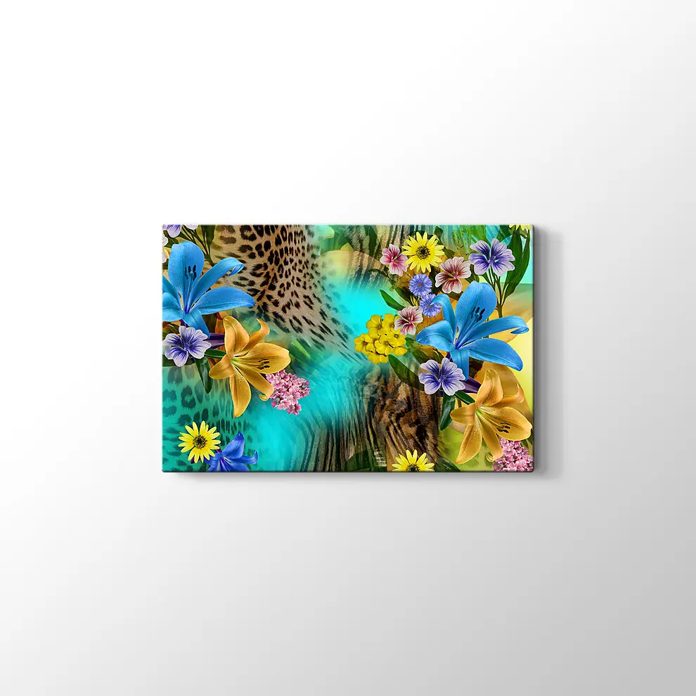 Çiçekler Kanvas Tablo