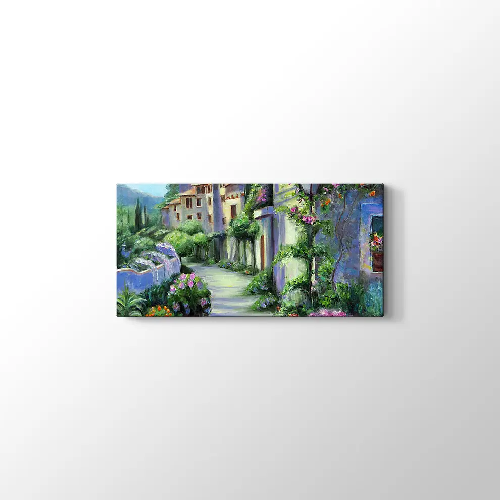 Bodrum Sokakları Kanvas Tablo