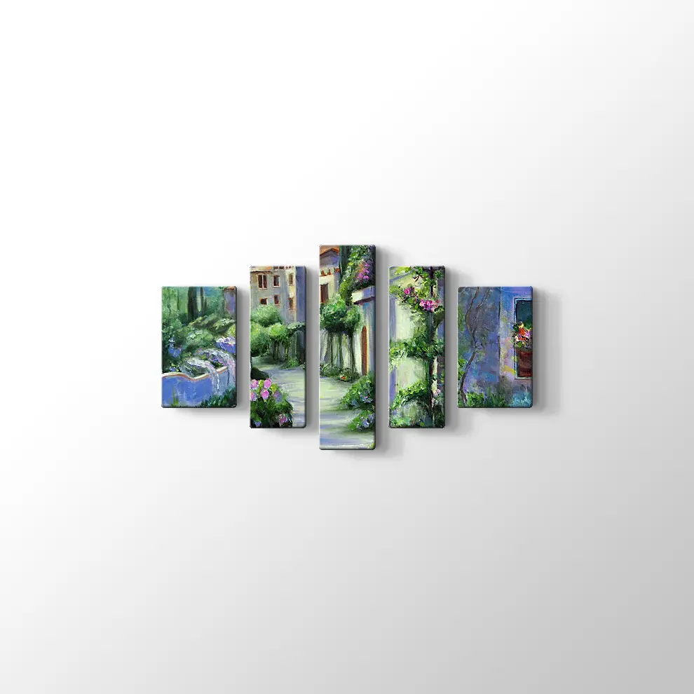 Bodrum Sokakları Kanvas Tablo