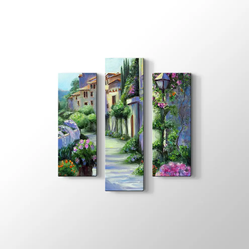 Bodrum Sokakları Kanvas Tablo