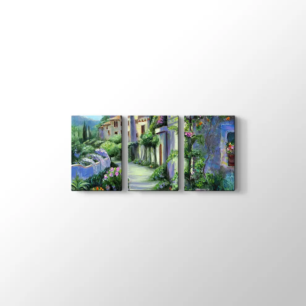 Bodrum Sokakları Kanvas Tablo