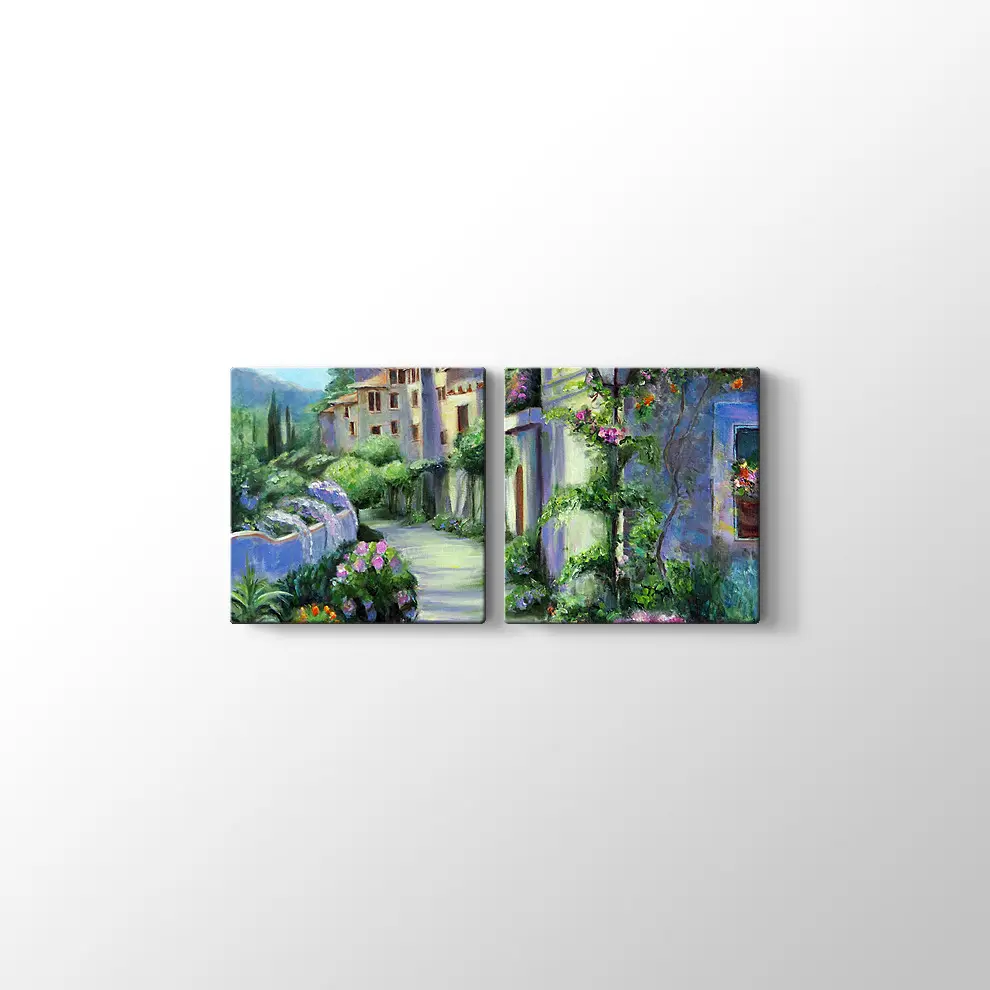 Bodrum Sokakları Kanvas Tablo