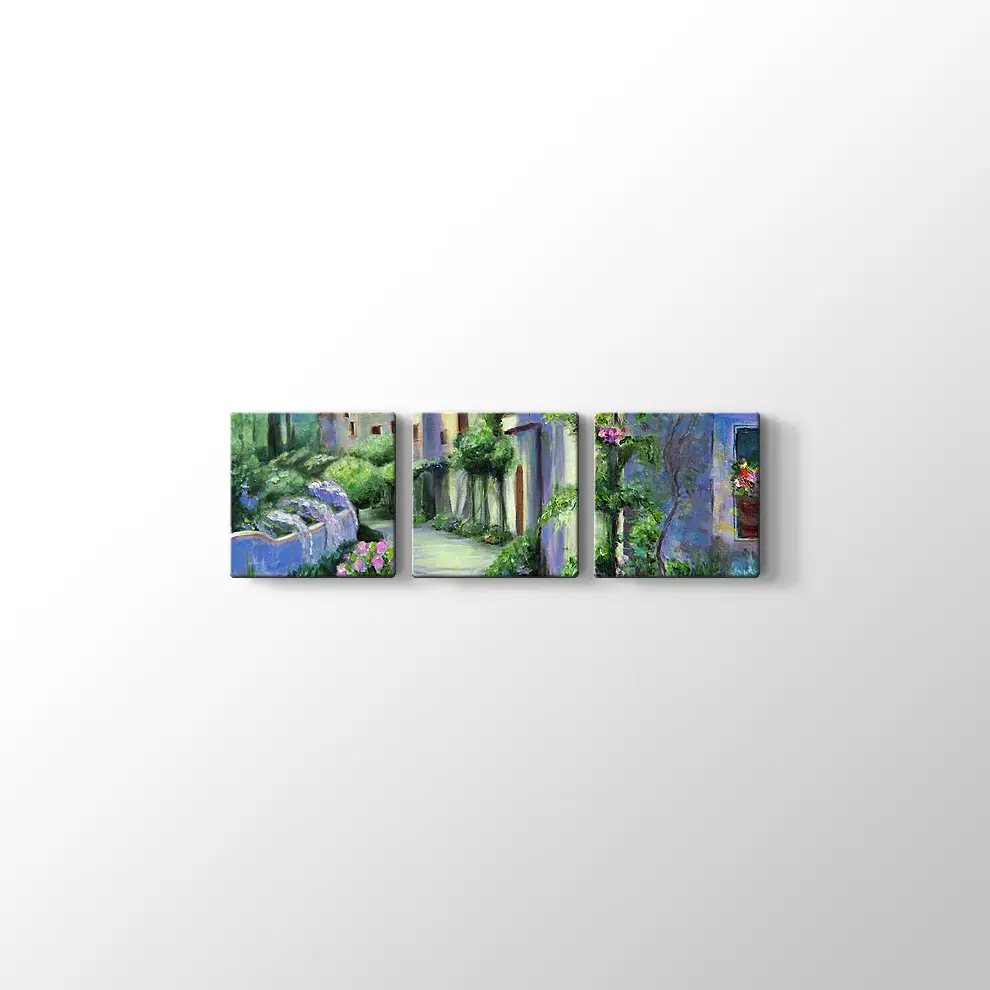 Bodrum Sokakları Kanvas Tablo