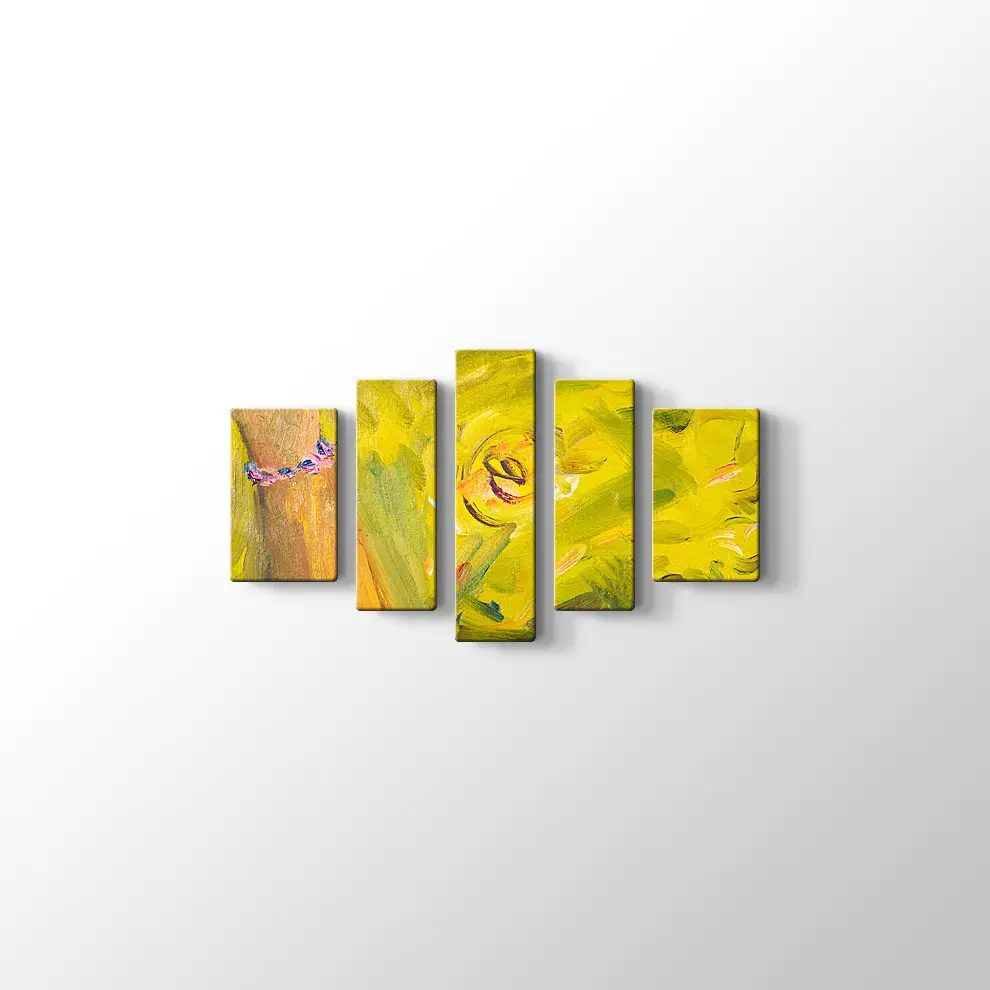 Soyut Sanat Yağlıboya Tablo