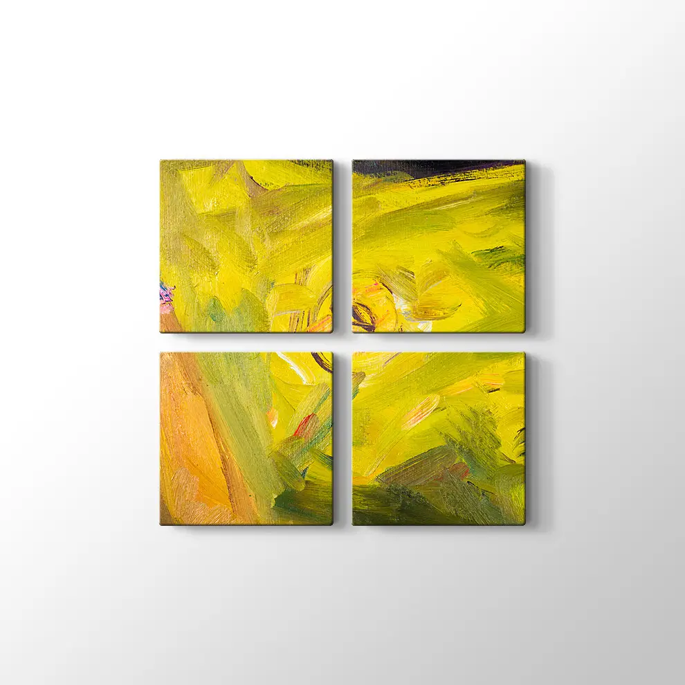 Soyut Sanat Yağlıboya Tablo