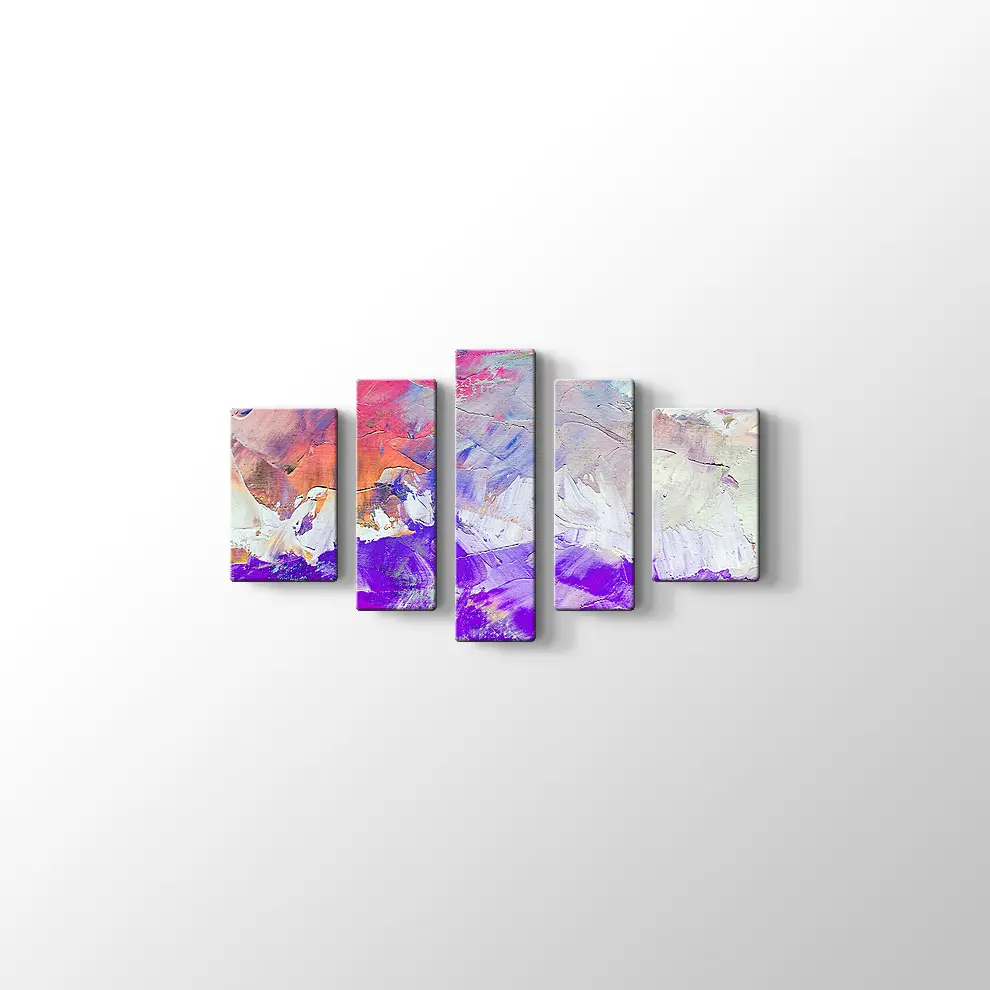 Soyut Yağlıboya Kanvas Tablo