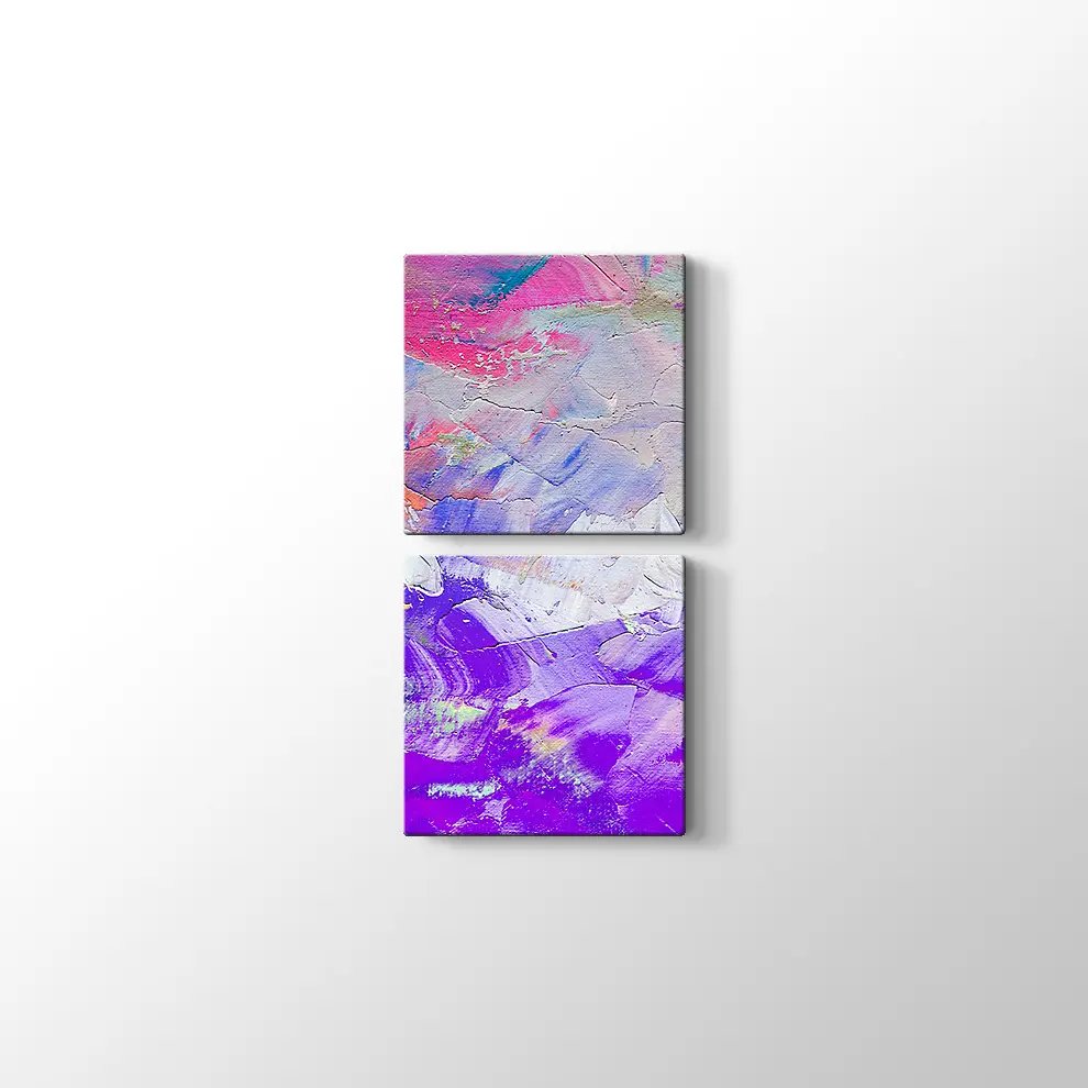 Soyut Yağlıboya Kanvas Tablo