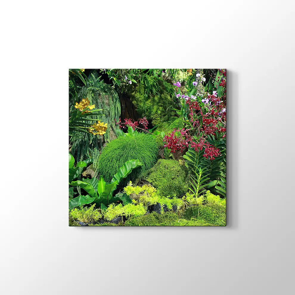 Botanik Bahçesi Kanvas Tablo