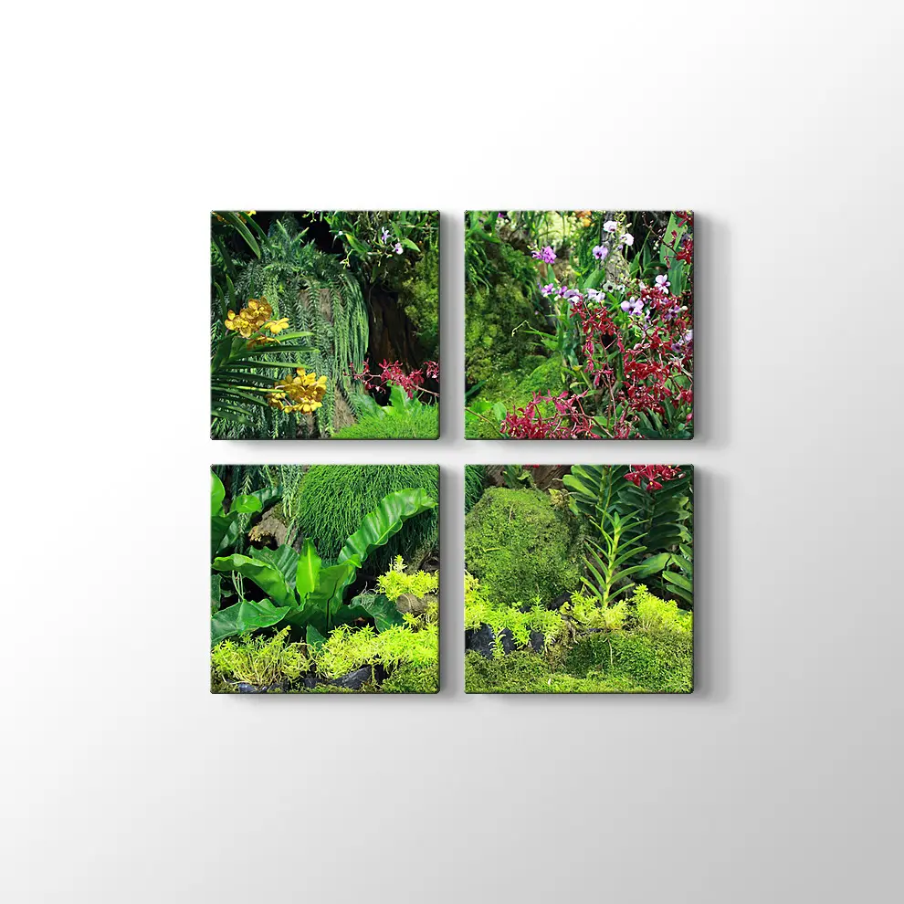 Botanik Bahçesi Kanvas Tablo