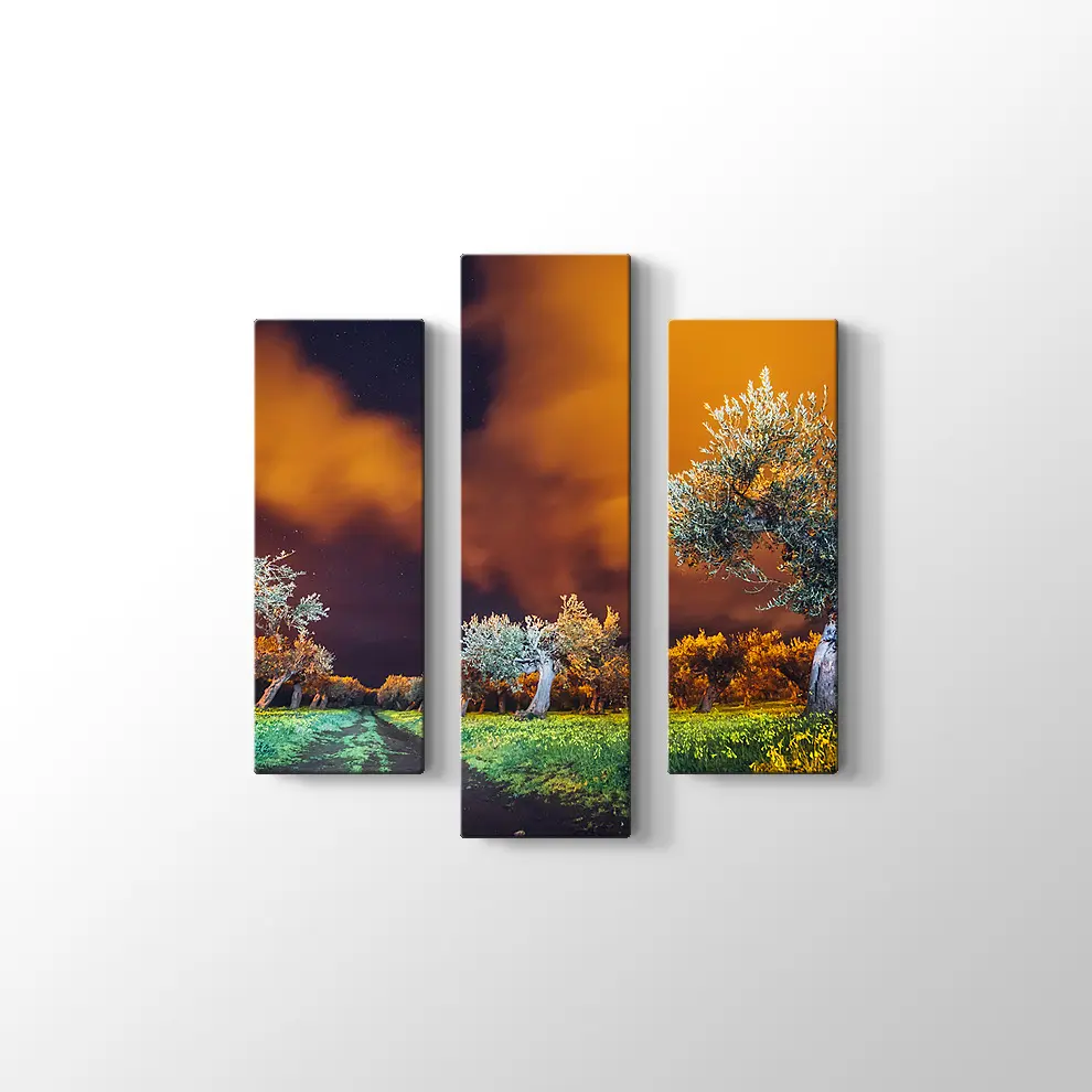 Sicilya Adası Bahçeleri Kanvas Tablo