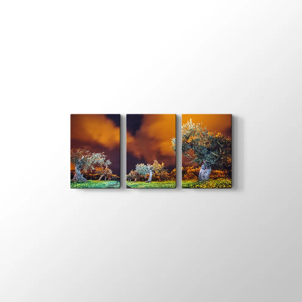 Sicilya Adası Bahçeleri Kanvas Tablo