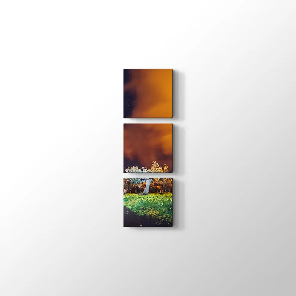 Sicilya Adası Bahçeleri Kanvas Tablo