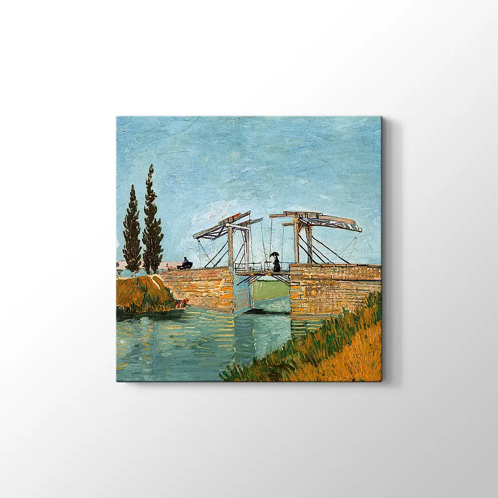 Van Gogh Köprüdeki Adam Kanvas Tablo