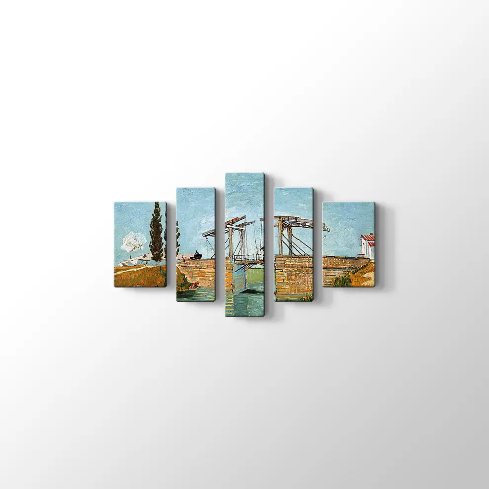 Van Gogh Köprüdeki Adam Kanvas Tablo