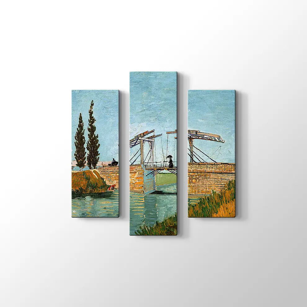 Van Gogh Köprüdeki Adam Kanvas Tablo