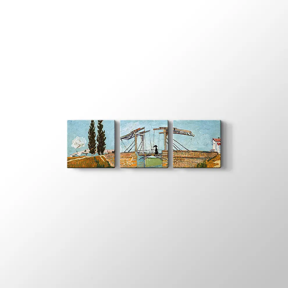 Van Gogh Köprüdeki Adam Kanvas Tablo