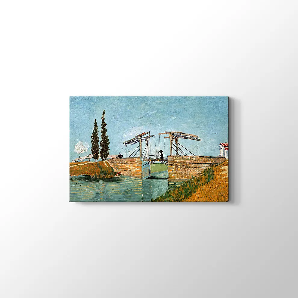 Van Gogh Köprüdeki Adam Kanvas Tablo